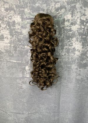 Шиньон на крабе кудри